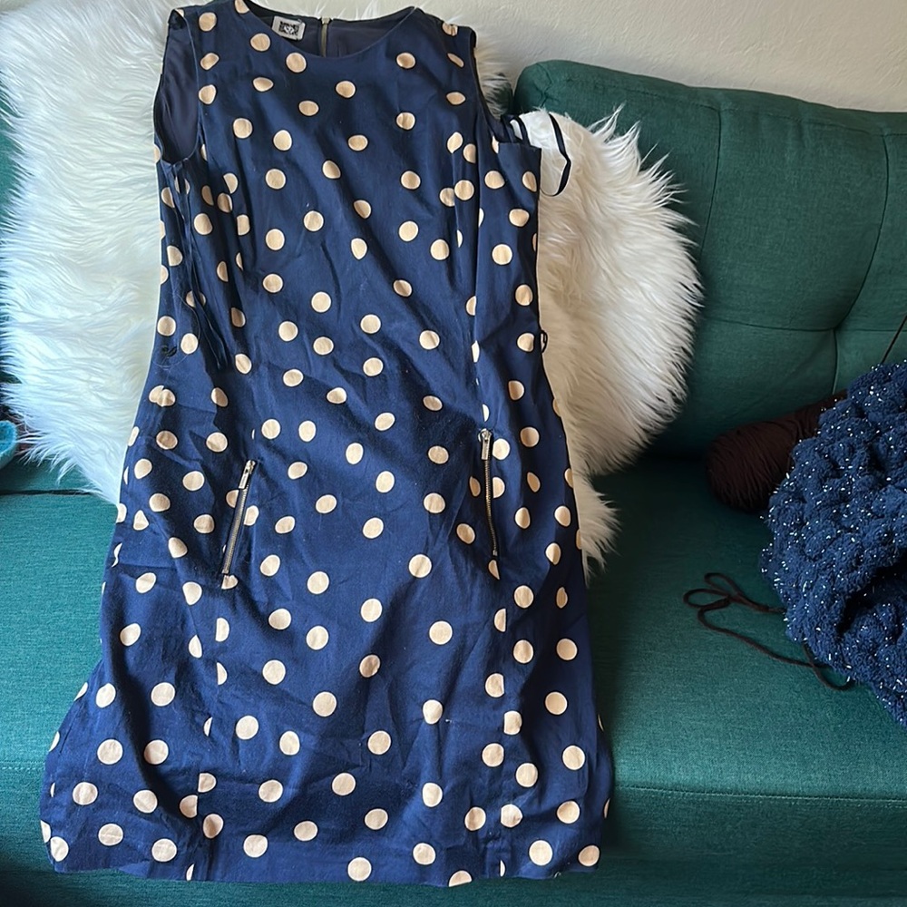 Anne Klein Polkadot Dress